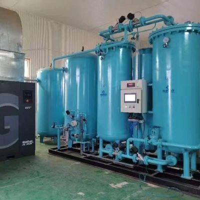 ISO9001 15Nm3 فشار نوسان جذب PSA اکسیژن کارخانه های نگهداری کم