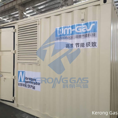 کارخانه تولید گاز نیتروژن حاوی اسکید 40HQ با گواهینامه ASME