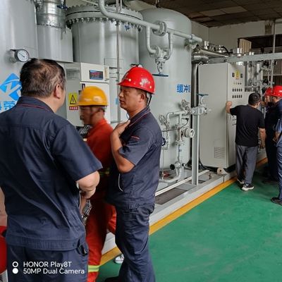 20NM3HR 99.999% خالصیت بالا فولاد کابون پاک کننده تولید گاز نیتروژن