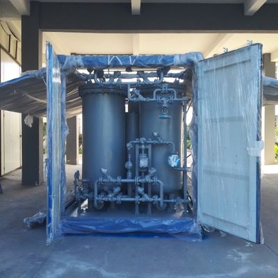 500SCFM ISO کانتینر حمل و نقل نیروگاه تولید گاز نیتروژن نیازی به نصب نیست