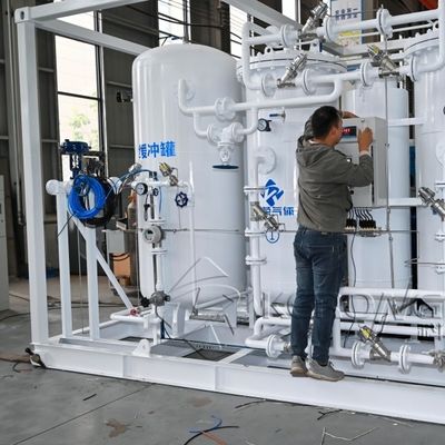 27barG فشار کار مواد فولاد کربن ژنراتور نیتروژن برای برش لیزر