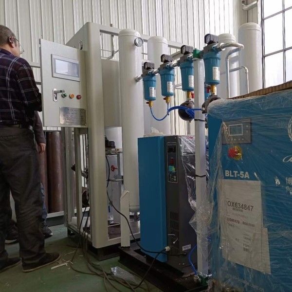 نصب آسان خالصیت بالا 99.5٪ PSA مبتنی بر اکسیژن گیاه با اکسیژن مانیتور