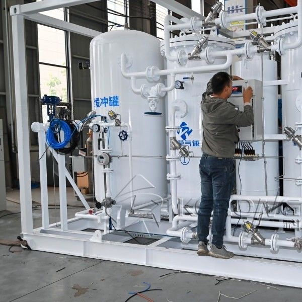 27barG فشار کار مواد فولاد کربن ژنراتور نیتروژن برای برش لیزر