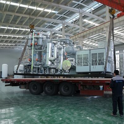 500Nm3h PLC کنترل خودکار سیستم بازیابی گاز هیدروژن برای صنعت بریزینگ