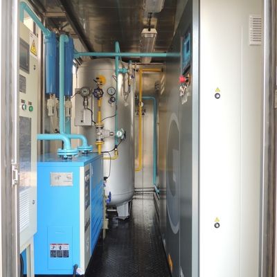 6KV ولتاژ ISO مخزن نیروگاه تولید گاز نیتروژن با مانیتور اکسیژن